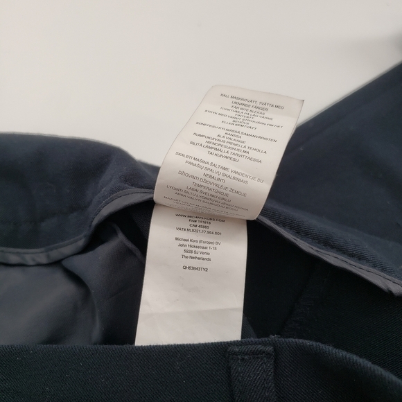 MICHAEL Michael Kors Navy Blue Casual /Work Pants - Picture 10 of 10